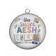 Pendentif Cabochon Argent - une super AESH
