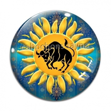 Cabochon Verre - signe astrologie