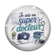 Cabochon Verre - je suis un super docteur