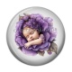 Cabochon Résine - bébé fleur