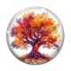 Cabochon Verre - arbre de vie