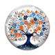 Cabochon Verre - arbre de vie
