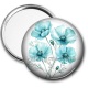 Miroir de poche - coquelicot
