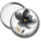 Miroir de poche - fleur