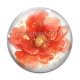 Cabochon Verre - fleur
