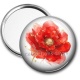 Miroir de poche - fleur