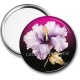 Miroir de poche - fleur exotique