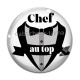Cabochon Verre - chef au top