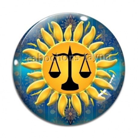 Cabochon Verre - signe astrologie