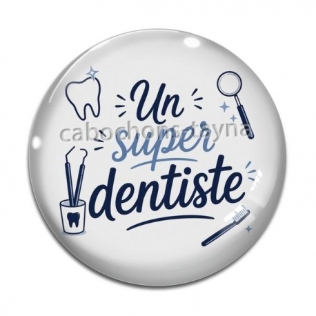 Cabochon Verre - un super dentiste