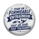 Cabochon Verre - pour un formidable entraineur foot un jour foot toujours