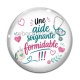 Cabochon Verre - une aide soignante formidable
