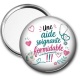 Miroir de poche - une aide soignante formidable