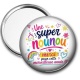 Miroir de poche - une super nounou merci pour cette merveilleuse année