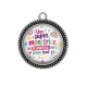 Pendentif Cabochon Argent - une super monitrice merci pour tout