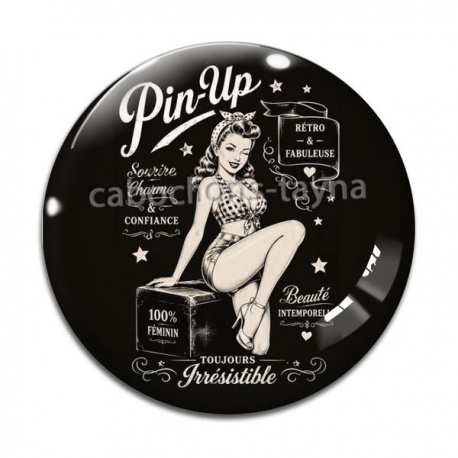 Cabochon Verre - pin up