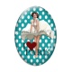 Cabochon Verre Ovale - pin up