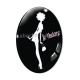Cabochon Verre Ovale - pin up