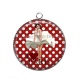 Pendentif Cabochon Argent - pin up