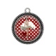 Pendentif Cabochon Argent - pin up