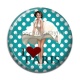 Cabochon Résine - pin up
