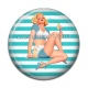 Cabochon Résine - pin up