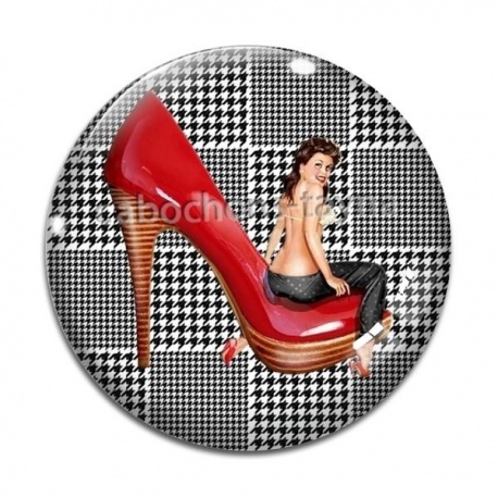 Cabochon Verre - pin up