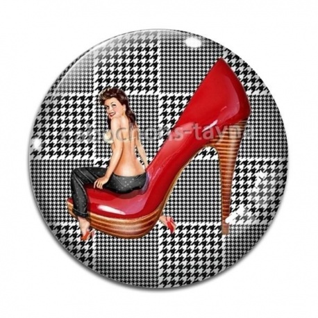 Cabochon Verre - pin up