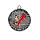 Pendentif Cabochon Argent - pin up