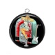 Pendentif Cabochon Argent - pin up