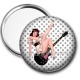 Miroir de poche - pin up