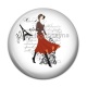 Cabochon Résine - femme à paris