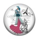 Cabochon Résine - femme à paris