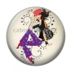 Cabochon Résine - pin up