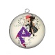 Pendentif Cabochon Argent - pin up