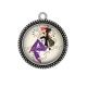 Pendentif Cabochon Argent - pin up