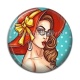 Cabochon Résine - pin up