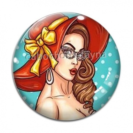 Cabochon Verre - pin up