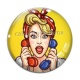 Cabochon Verre - pin up