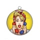Pendentif Cabochon Argent - pin up