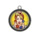 Pendentif Cabochon Argent - pin up