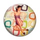 Cabochon Verre - pin up