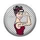 Cabochon Résine - pin up