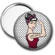 Miroir de poche - pin up