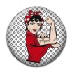 Cabochon Résine - pin up