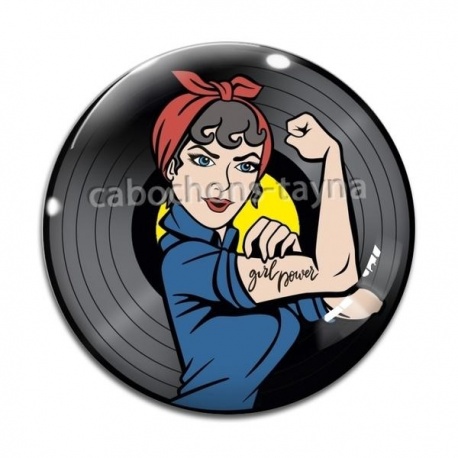 Cabochon Verre - pin up
