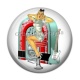 Cabochon Résine - pin up