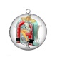 Pendentif Cabochon Argent - pin up