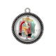 Pendentif Cabochon Argent - pin up