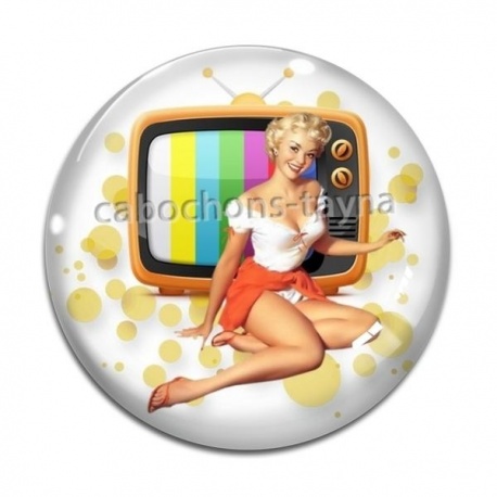 Cabochon Verre - pin up